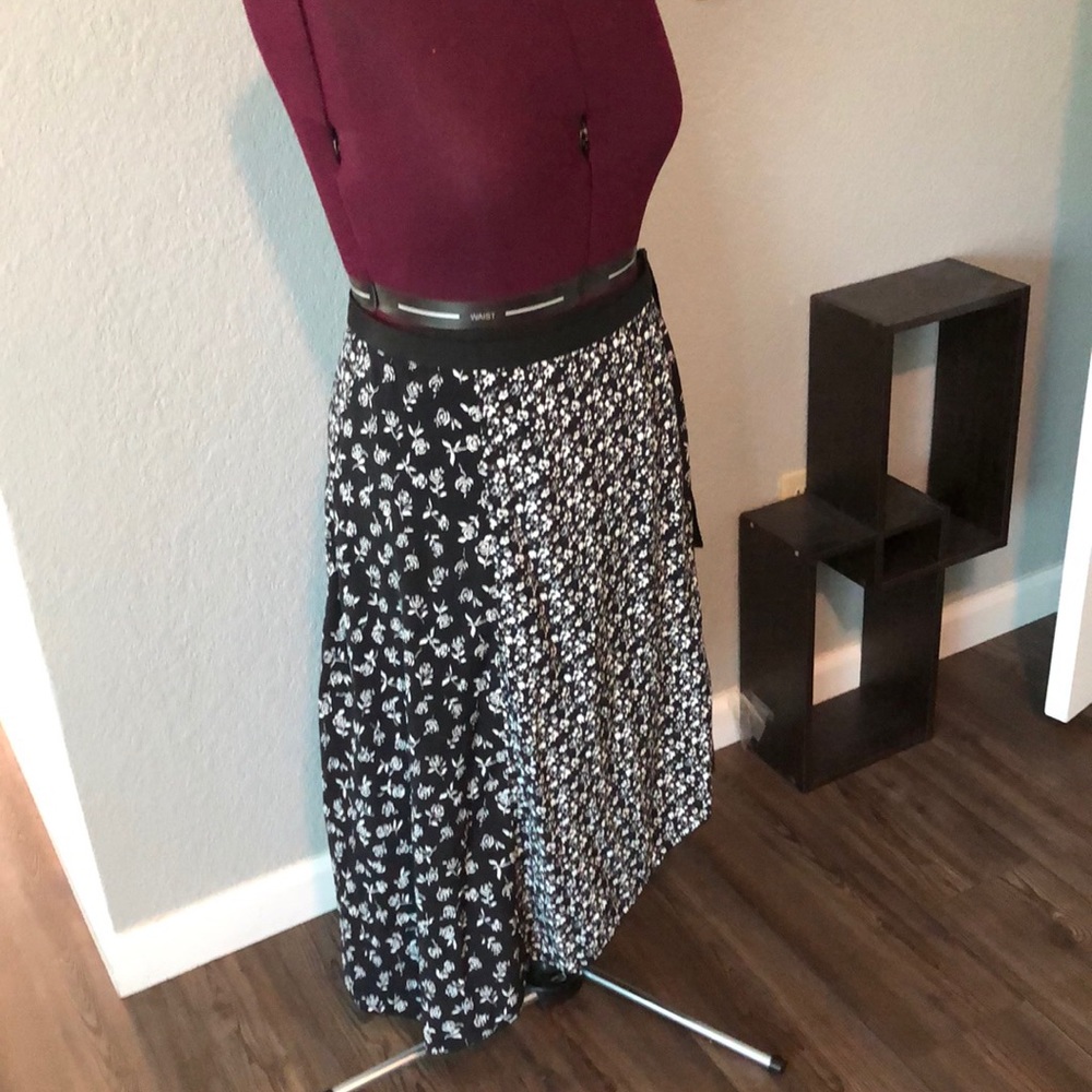 Rag & Bone Floral Wrap Skirt